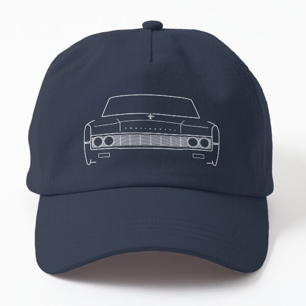 Item preview, 1967 vintage Lincoln Continental outline graphic (white)  designed and sold by soitwouldseem.