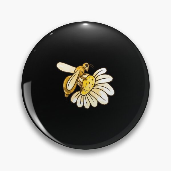 Item preview, bee on a flower designed and sold by zaher97.