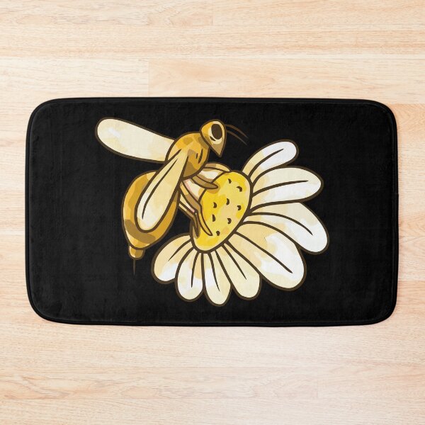 Item preview, bee on a flower designed and sold by zaher97.