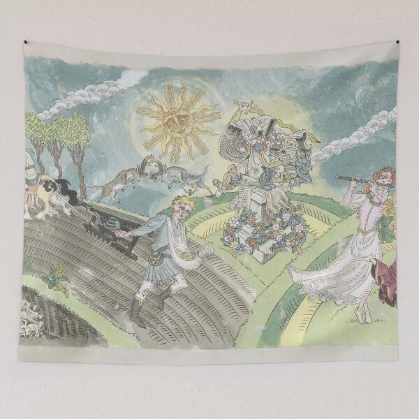 Item preview, Fire Emblem Harpstring Moon Mural designed and sold by ChannexMogar.