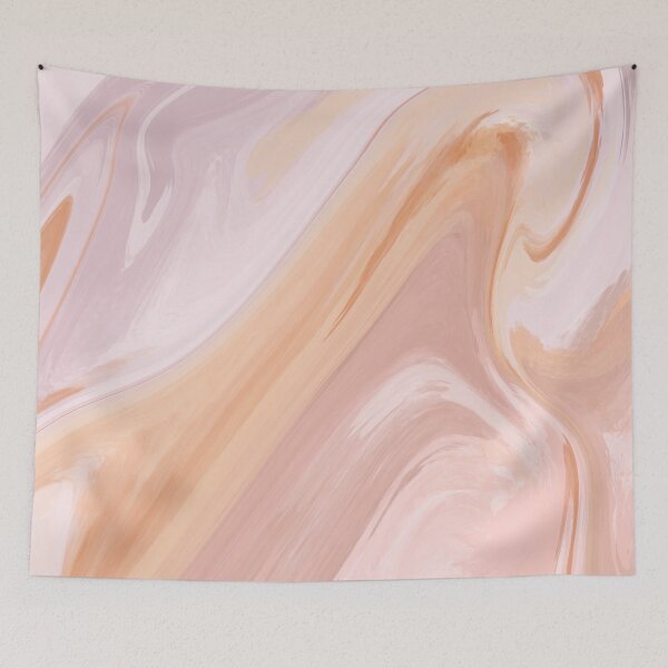 Item preview, White and pink marble abstract pattern designed and sold by Cattigal.