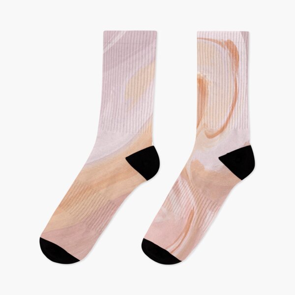 Item preview, White and pink marble abstract pattern designed and sold by Cattigal.