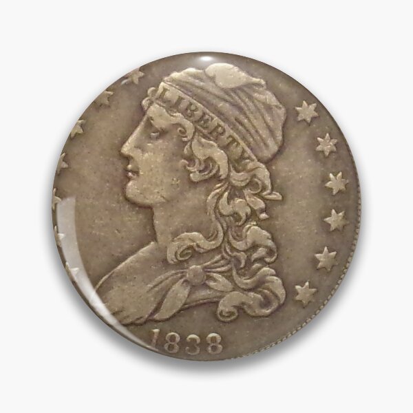 Item preview, 1838 Capped Bust Quarter 25 Cents designed and sold by coinsxcrochet.