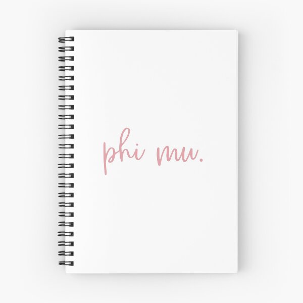 Item preview, Phi Mu - Sorority Fraternity Greek Life Rush Panhellenic Pink Script Simple Minimalist Modern designed and sold by gavelacademy.