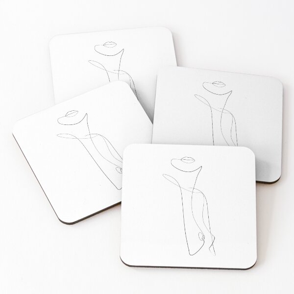 Item preview, One Line Abstract Female Torso designed and sold by Infinitenoon.