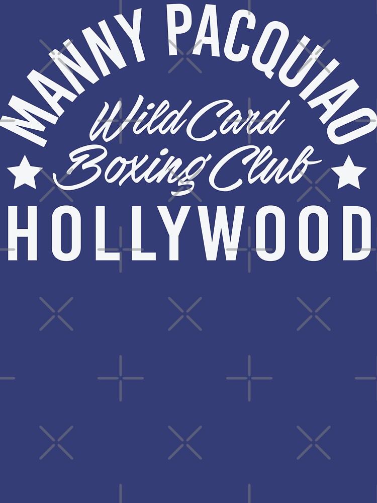 "Wild Card Boxing Club Manny Pacquiao Hollywood" Tshirt by sleekjuan