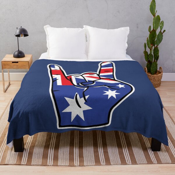 Item preview, Australia Flag Rock On Hand designed and sold by SLAG-Creative.
