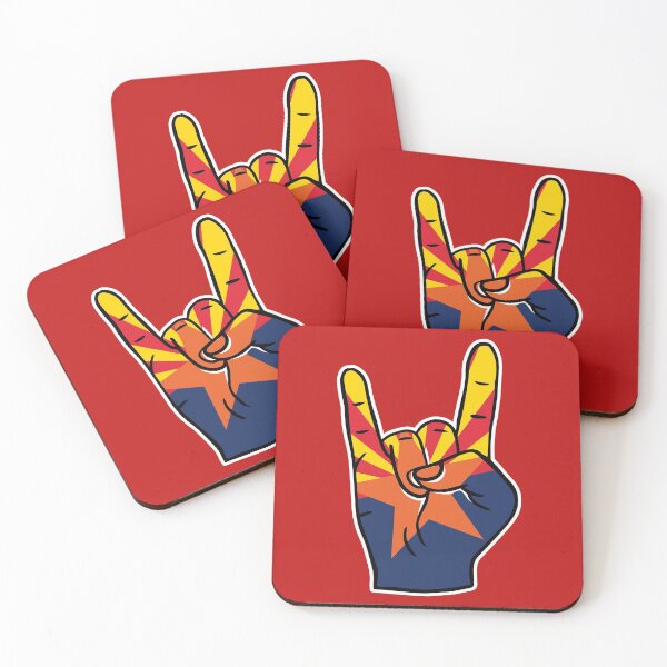Item preview, Arizona Flag Rock On Hand designed and sold by SLAG-Creative.