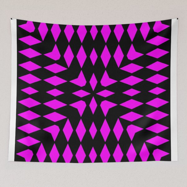 Item preview, Black and purple op artwork designed and sold by geometric01MG.