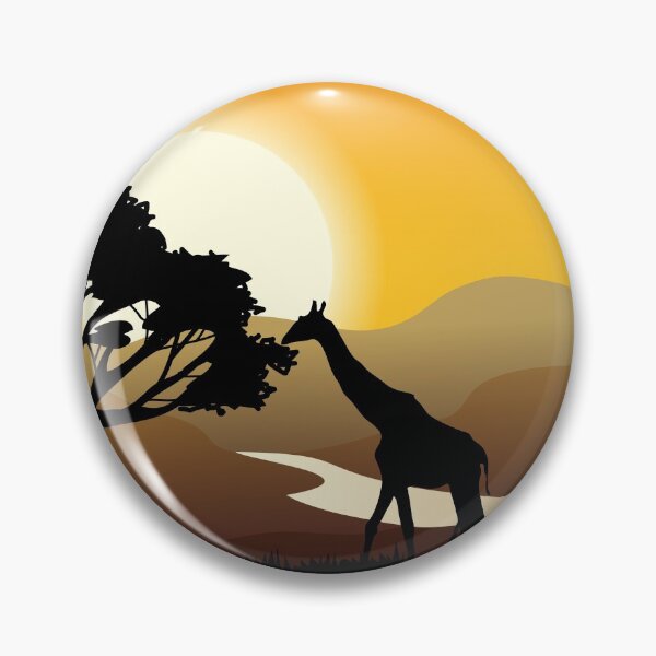 Item preview, African Lnadscape Poster designed and sold by Moon-Light-Art.