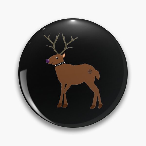 Item preview, Alternative Christmas Goth Reindeer designed and sold by naturegallery.