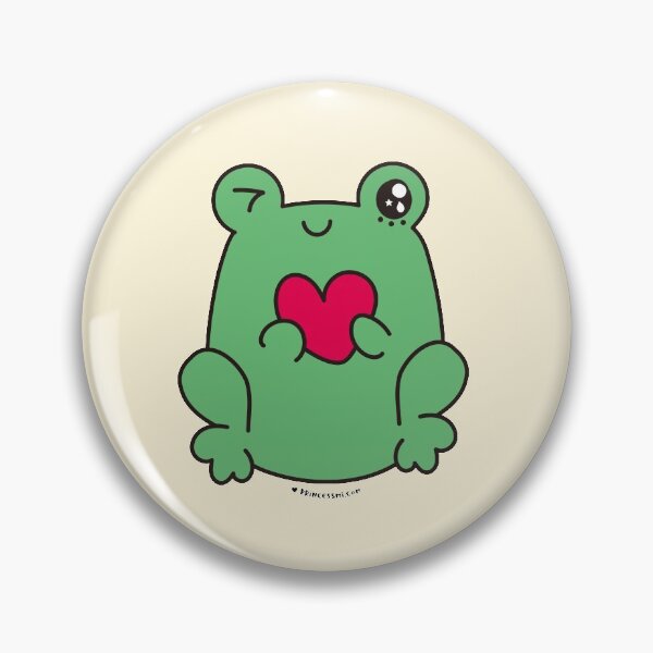 Item preview, cute frog, kawaii frog cartoon designed and sold by princessmi-com.