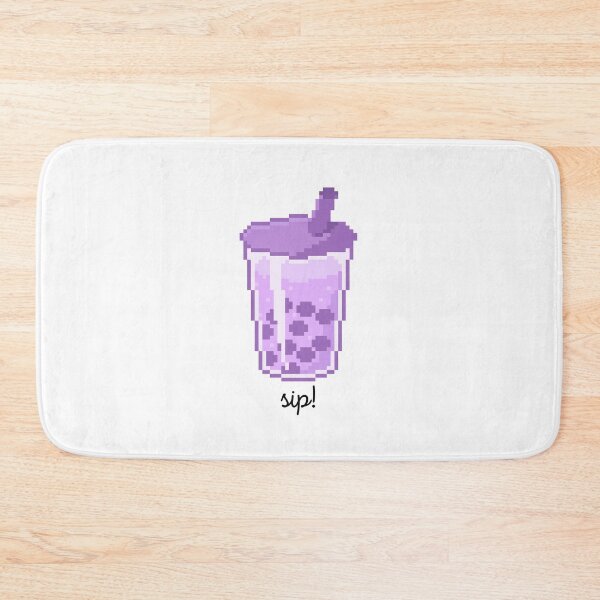Item preview, Pixel Boba Tea, Taro designed and sold by sanashibata.