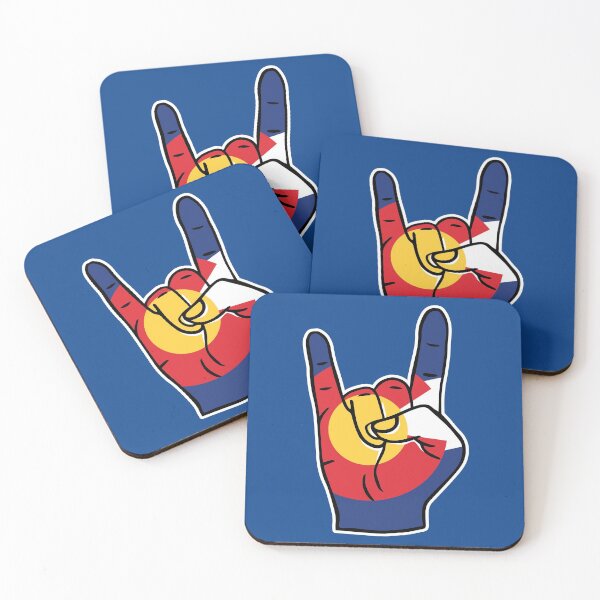 Item preview, Colorado Flag Rock On Hand designed and sold by SLAG-Creative.