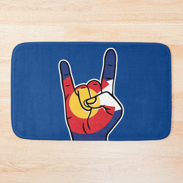 Item preview, Colorado Flag Rock On Hand designed and sold by SLAG-Creative.