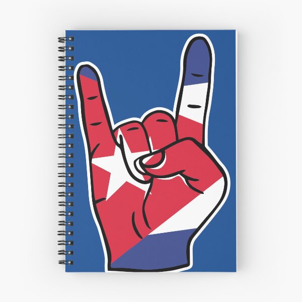 Item preview, Cuba Flag Rock On Hand designed and sold by SLAG-Creative.
