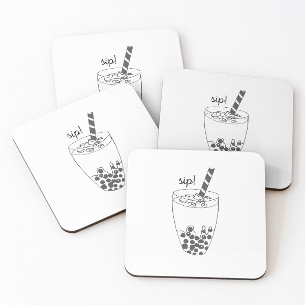 Item preview, Boba Tea Black and White designed and sold by sanashibata.