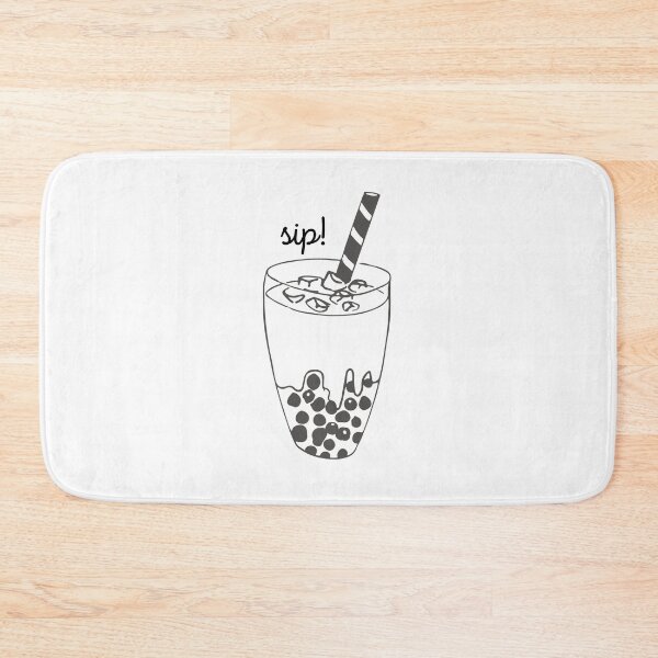 Item preview, Boba Tea Black and White designed and sold by sanashibata.