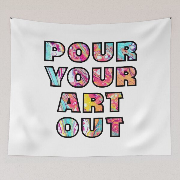 Item preview, Pour Art Acrylic Paint Artist Gift designed and sold by JackCurtis1991.