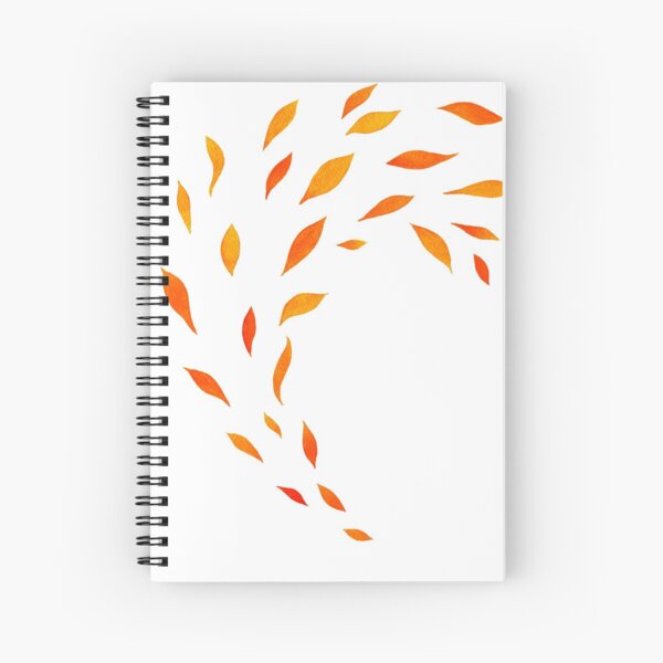 Item preview, Orange Yellow Leaves Minimalism Flow Watercolor  designed and sold by Irina Sztukowski.