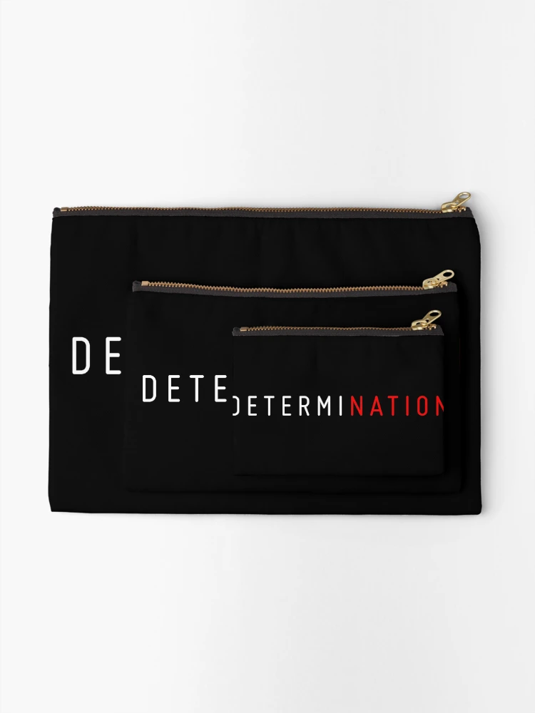 Thumbnail 2 of 4, Zipper Pouch, Determination  designed and sold by Inconsistento.