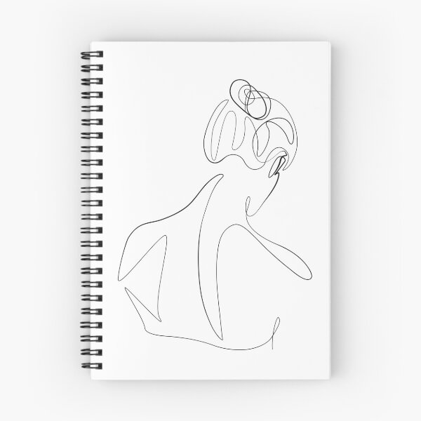 Item preview, "Woman's Back N.3" One Line Body Drawing designed and sold by Infinitenoon.