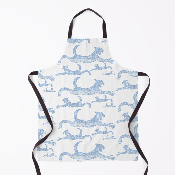 Item preview, Sea Blue Wave Hawaiian Pattern Mythic Sea Lion designed and sold by pelagio.