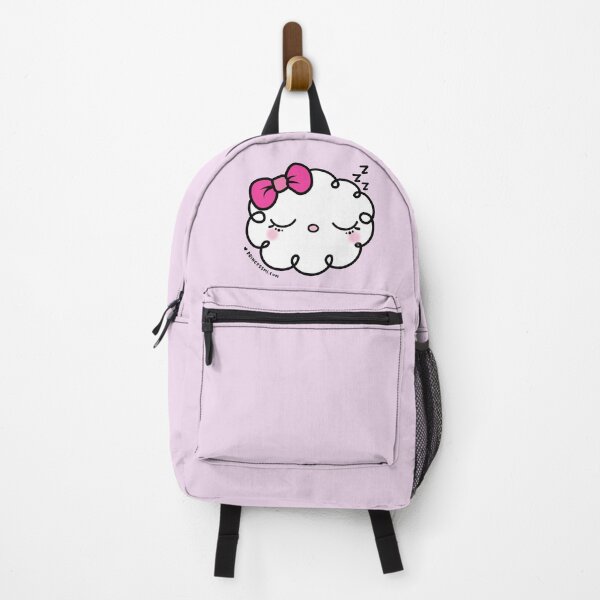 Item preview, sleeping cloud with pink ribbon  designed and sold by princessmi-com.