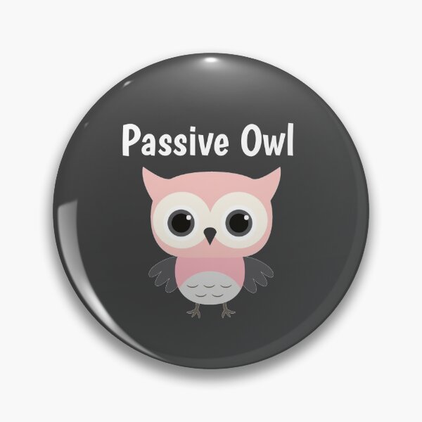Item preview, passive owl feather flapping owls in pink designed and sold by vibeno1.