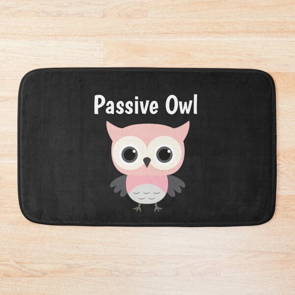 Item preview, passive owl feather flapping owls in pink designed and sold by vibeno1.