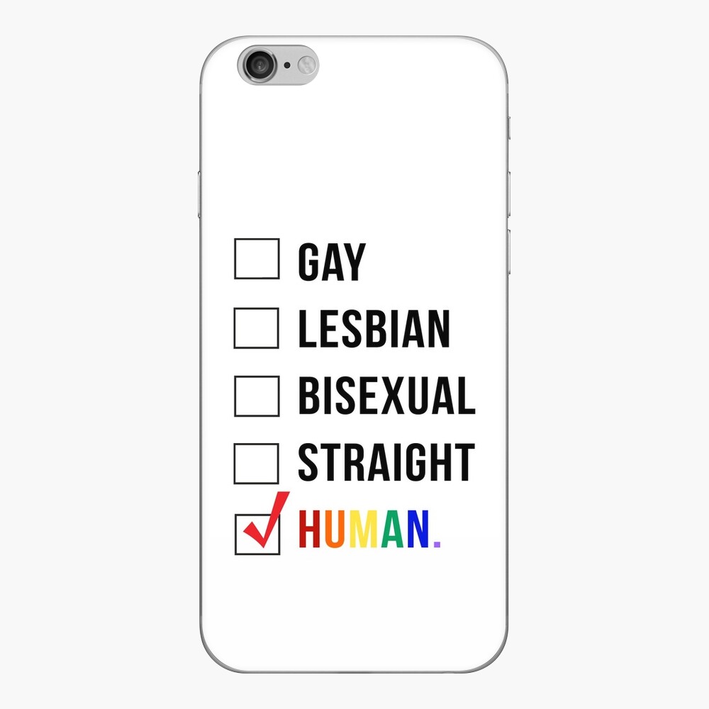 Human Checklist. Gay, Lesbian, Bisexual, Straight, Human