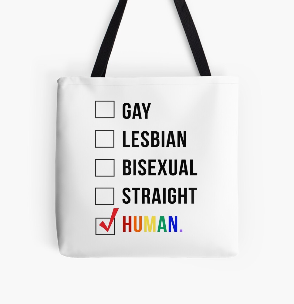 Human Checklist. Gay, Lesbian, Bisexual, Straight, Human