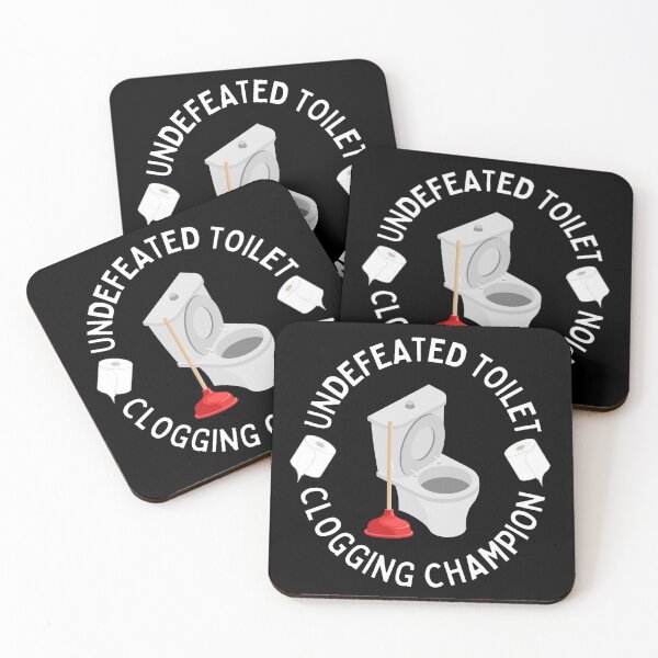Item preview, undefeated toilet clogging champ designed and sold by JosTees96.