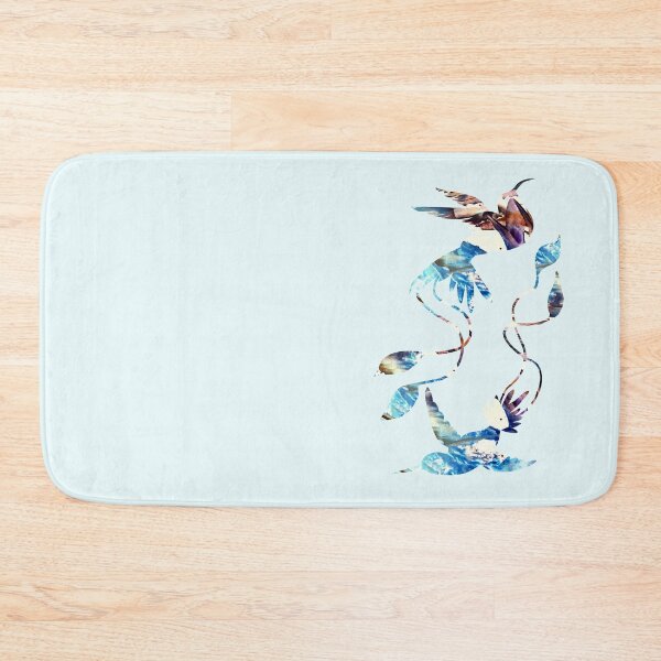 Item preview, Energy of the ocean abstract humingbirds designed and sold by TitaCris.