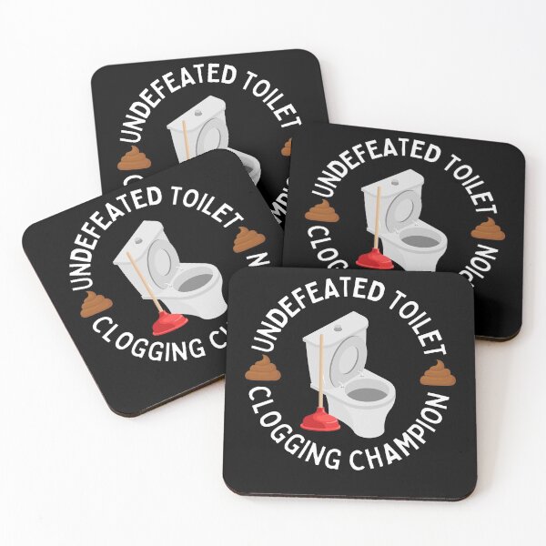 Item preview,  undefeated toilet clogging champ designed and sold by JosTees96.