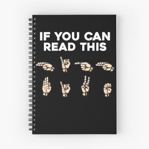 Item preview, ASL If You Can Read This, High Five | American Sign Language High Five | Funny Sign Language Gift designed and sold by Ye Old Shoppe.