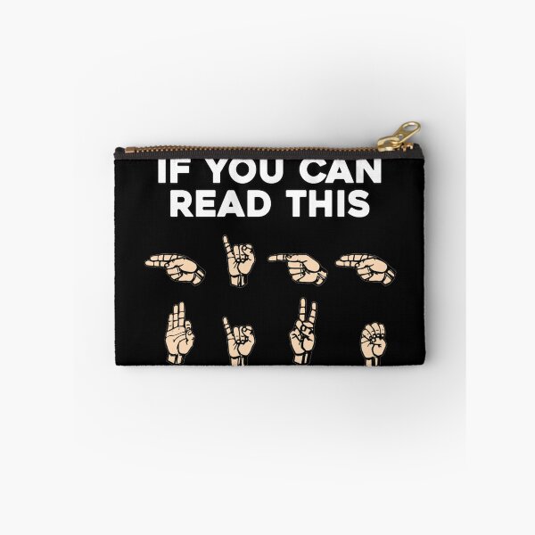 Item preview, ASL If You Can Read This, High Five | American Sign Language High Five | Funny Sign Language Gift designed and sold by Ye Old Shoppe.