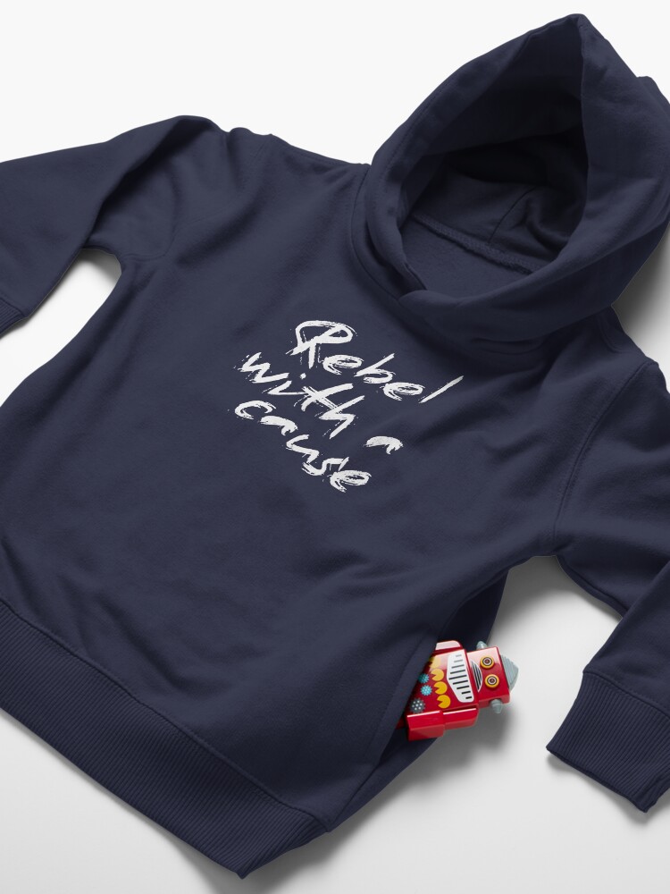 Thumbnail 4 of 5, Toddler Pullover Hoodie, Rebel With a Cause designed and sold by SomeSquirrel.