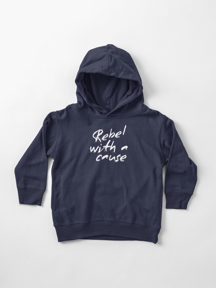 Thumbnail 1 of 5, Toddler Pullover Hoodie, Rebel With a Cause designed and sold by SomeSquirrel.
