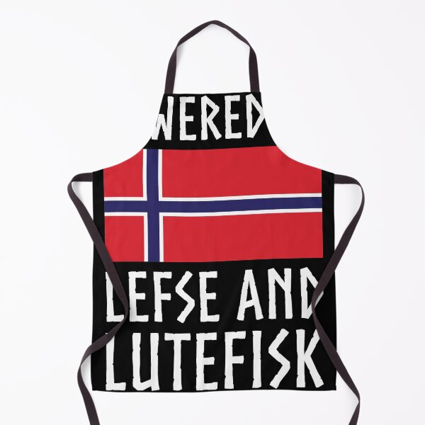 Item preview, Pwered by Lefse and Lutefisk Norway Flag designed and sold by Huhnerdieb Apparel.