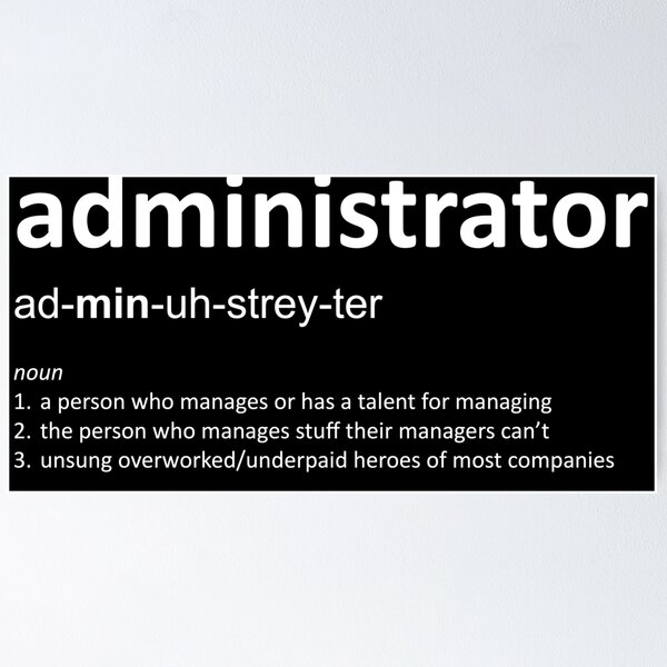 Item preview, Administrator designed and sold by byDavLoz.