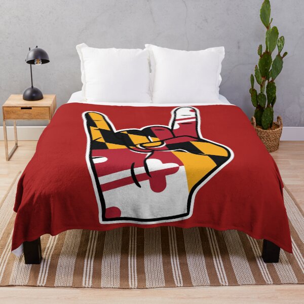 Item preview, Maryland Flag Rock On Hand designed and sold by SLAG-Creative.