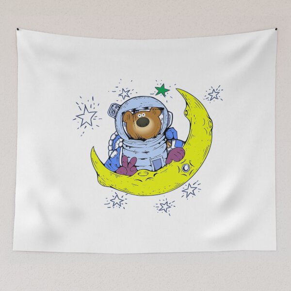 Item preview, Funny Bear in the Space designed and sold by Pavnud.