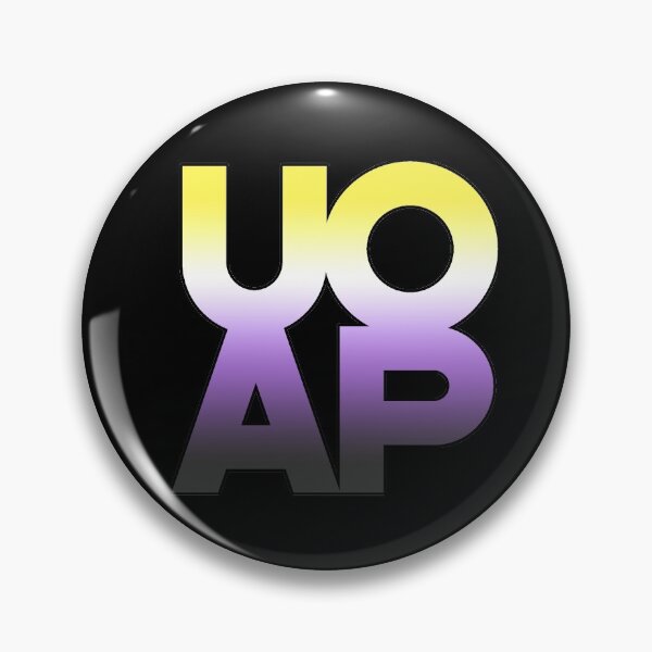 Item preview, UOAP Nonbinary Pride - Black designed and sold by ShiNo Usagi.