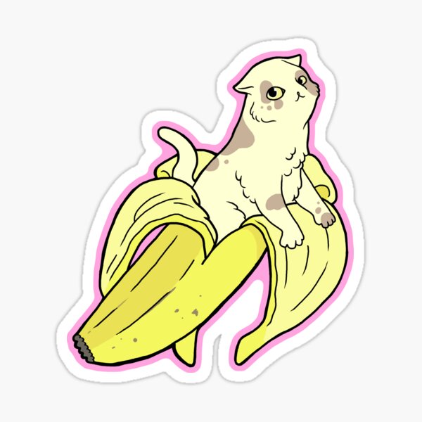 Banana Cat Sticker