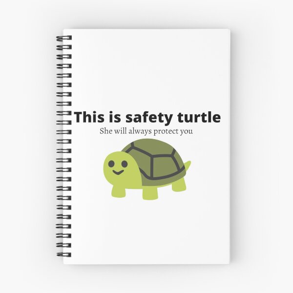 Item preview, This is Safety Turtle (Black letters) designed and sold by Luket16.