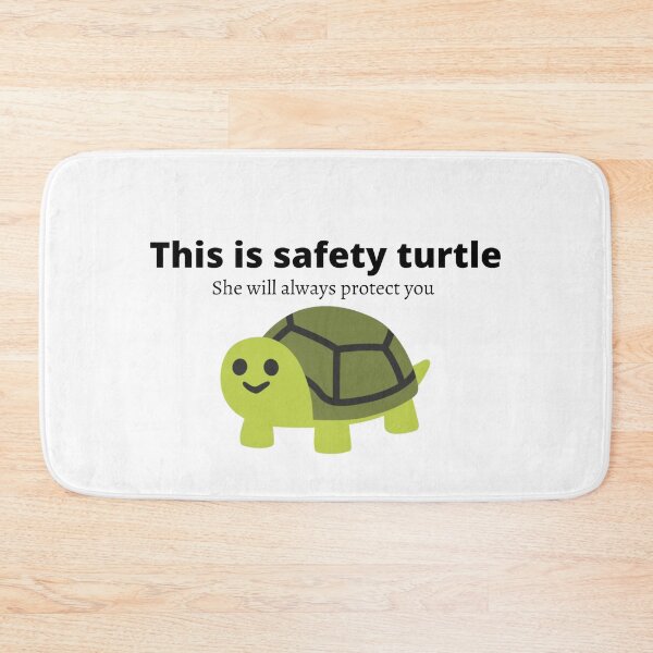 Item preview, This is Safety Turtle (Black letters) designed and sold by Luket16.