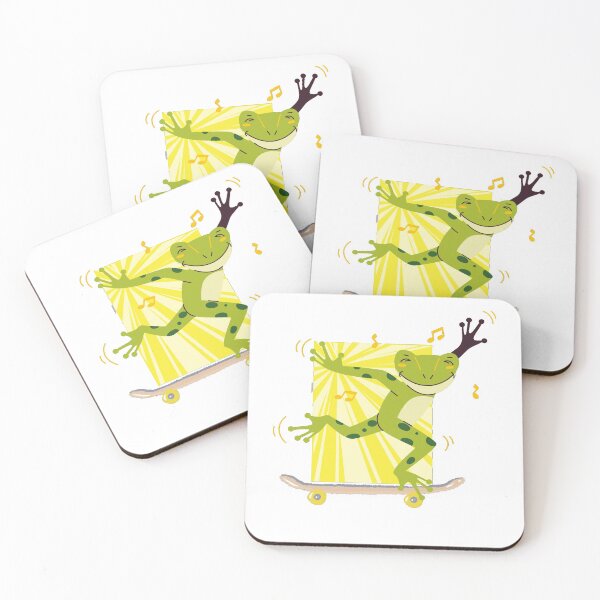 Item preview, Frog on skateboard designed and sold by Zikassabi.