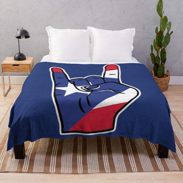 Artikelvorschau, Puerto Rico Flag Rock On Hand entworfen und verkauft von SLAG-Creative.