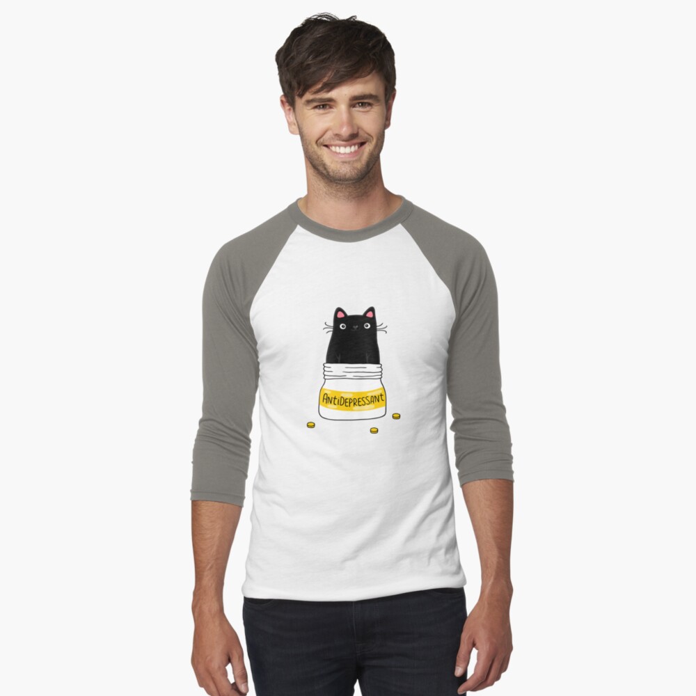 Aperçu de l'œuvre T-shirt baseball manches ¾ créée et vendue par kostolom3000.